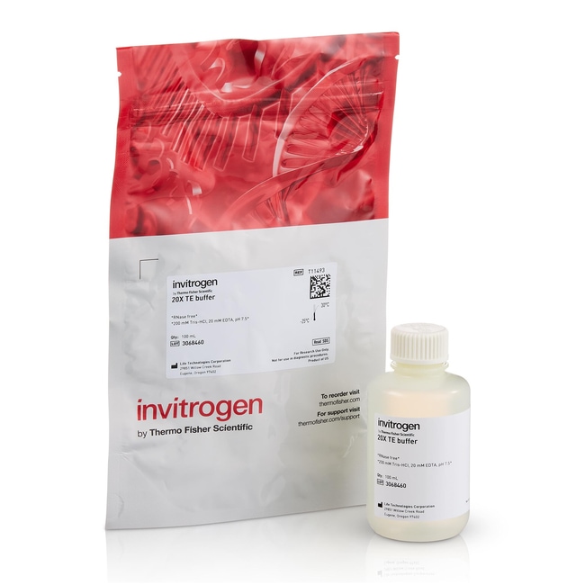 Invitrogen™ Tampon TE (20X), exempt de RNase