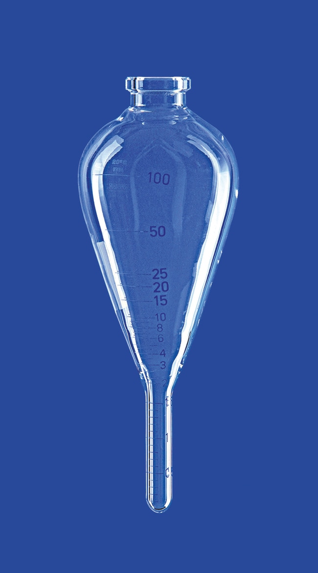 Lenz Laborglasinstrumente&trade;&nbsp;Tubes à centrifuger piriformes ASTM
