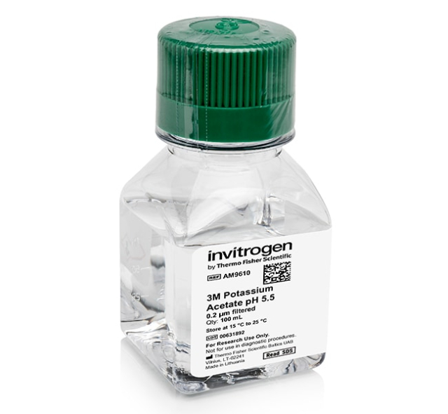 Invitrogen&amp;trade;&amp;nbsp;Potassium Acetate (3 M), pH 5.5, RNase-free