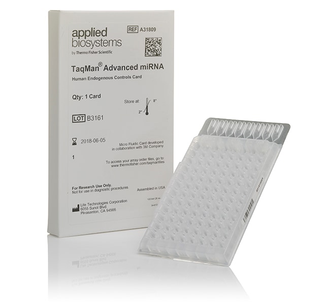 Applied Biosystems™ TaqMan™ Advanced miRNA Human Endogenous Controls Card