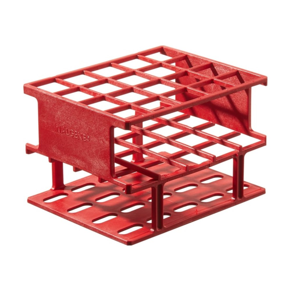 Demi-racks Nalgene™ Unwire™ : Technologie de fabrication Resmer™ Rouge