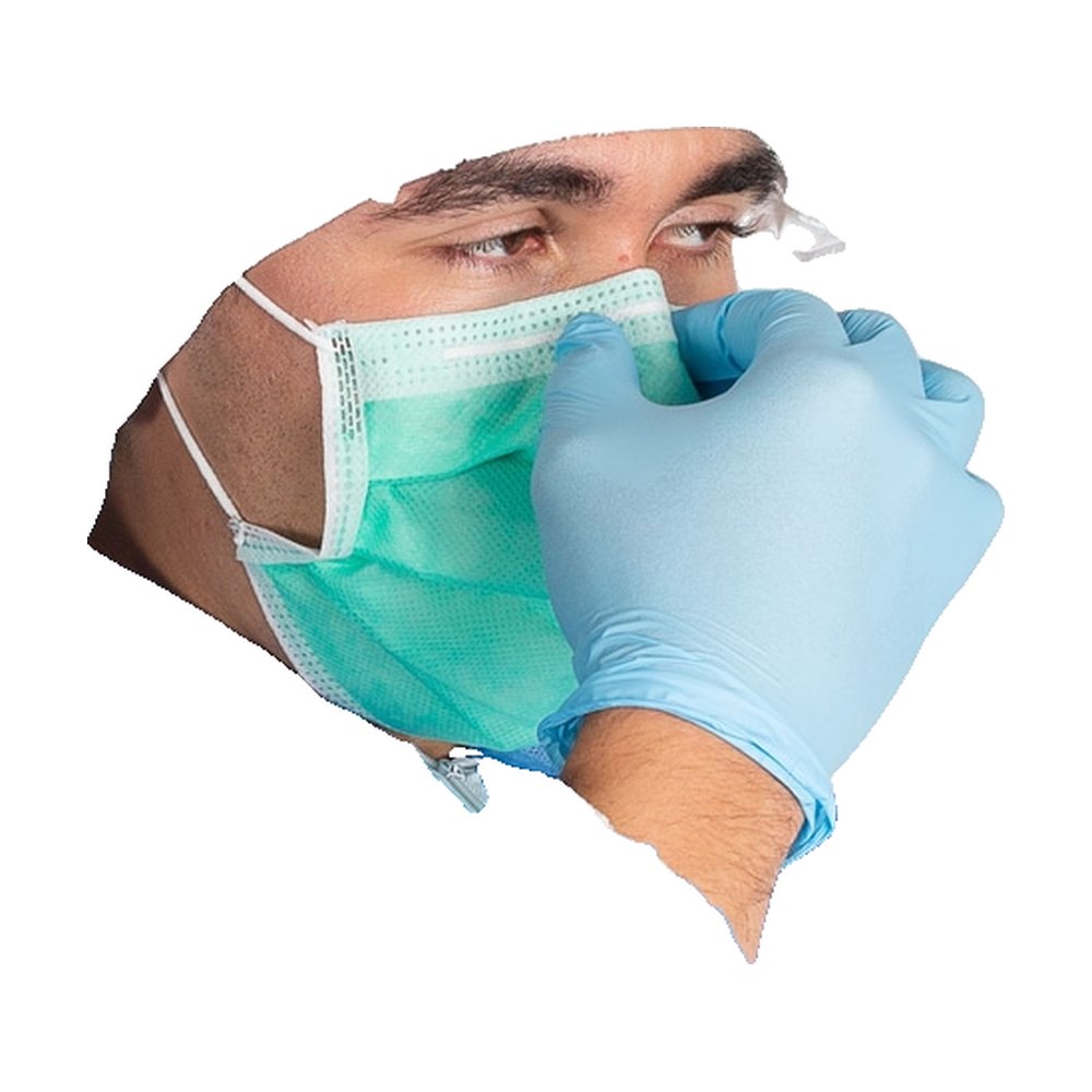 Keystone Cleanroom Products&nbsp;Masques faciaux pour salle blanche, irradiés gamma