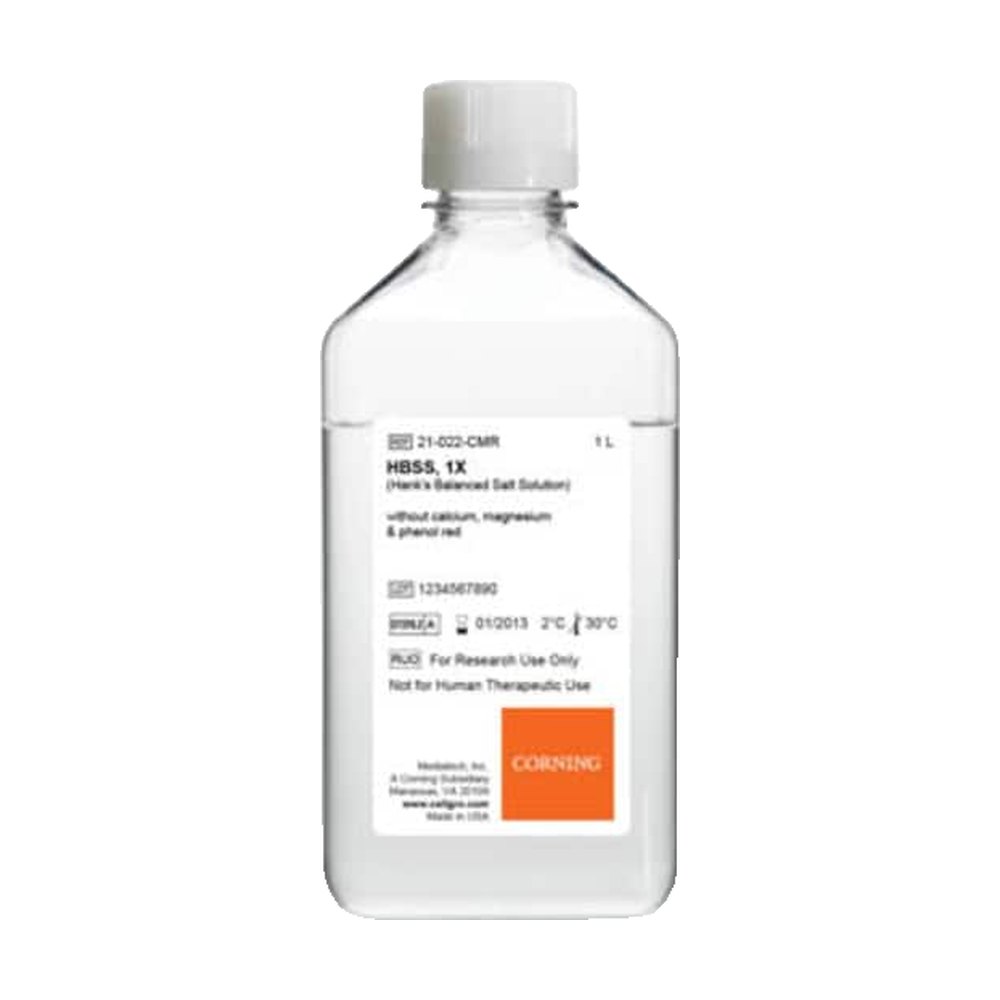 Corning&trade;&nbsp;Solution de HBS Media Tech&trade; sans Ca, Mg, rouge de phénol
