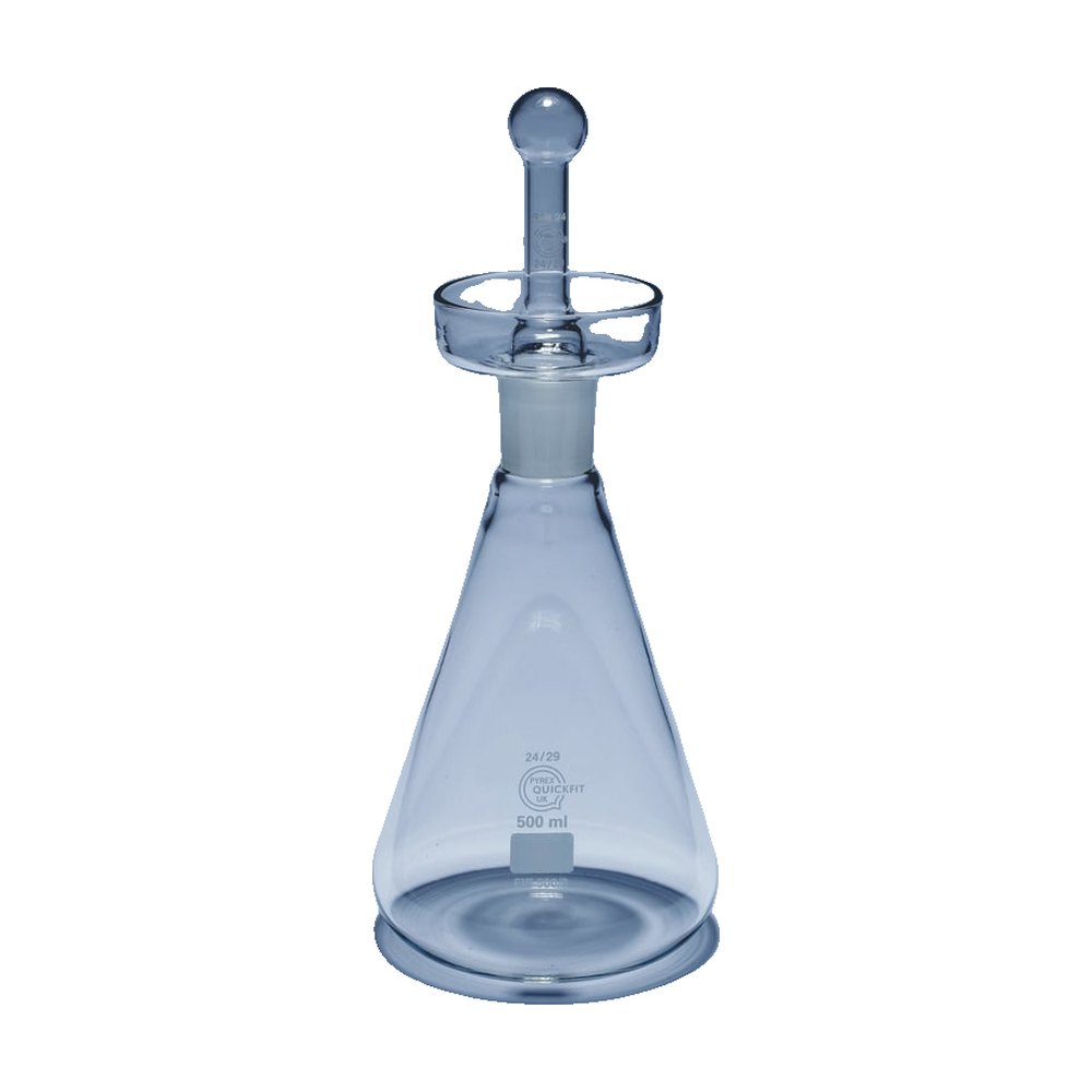 Flacon pour indice d’iode en verre borosilicaté Quickfit&trade;