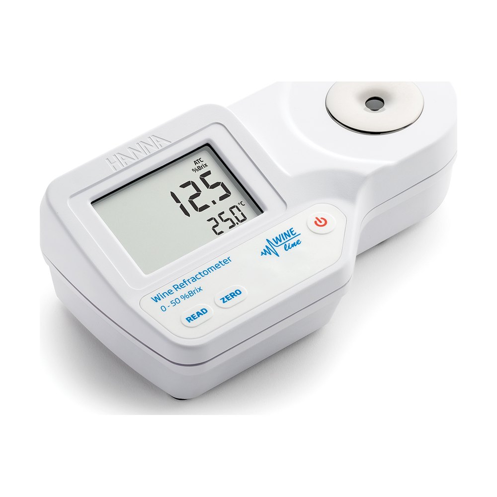 Réfractomètre numérique portatif étanche, 0 à 50 % Brix – HI96811 – Hanna Instruments