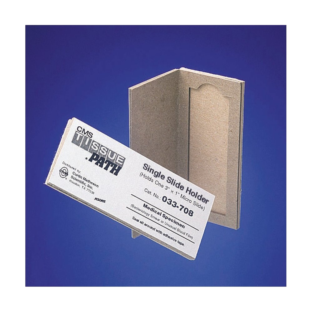 Fisherbrand&trade;&nbsp;Porte-lames en carton à 1 emplacement, boîte de 25, en carton