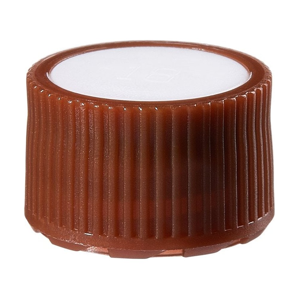 Thermo Scientific™ Bouchons ambrés à profil haut en PPCO Nalgene™, avec inserts de couleur pour flacons de micro-conditionnement : non stériles