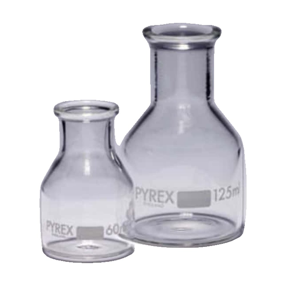 Flacon conique cylindrique en verre borosilicaté Pyrex&trade;