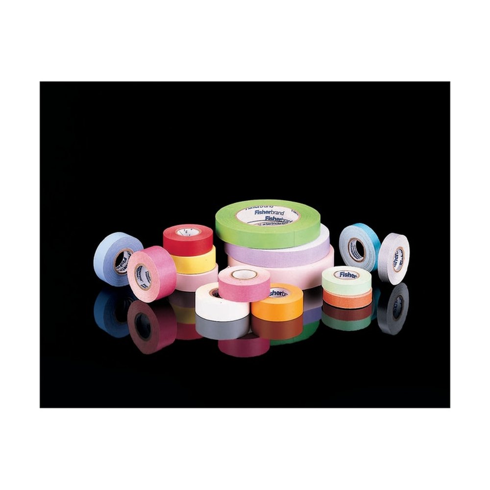 Ruban d’étiquetage coloré jaune, 12,8 m, lot de 4 rouleaux – Fisherbrand™