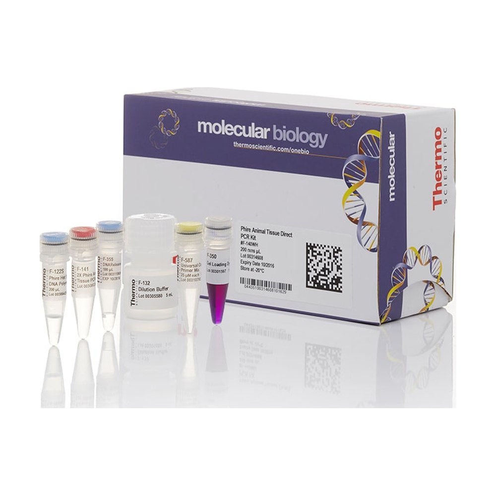 Thermo Scientific&trade;&nbsp;Kit de PCR directe à partir de tissus animaux Phire (sans outils d’échantillonnage)
