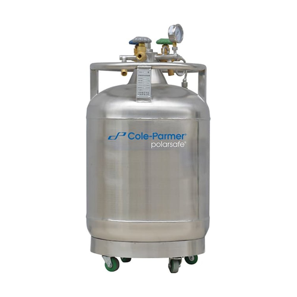 Cole-Parmer&trade;&nbsp;Réservoir de recharge d’azote liquide en acier inoxydable PolarSafe&trade;
