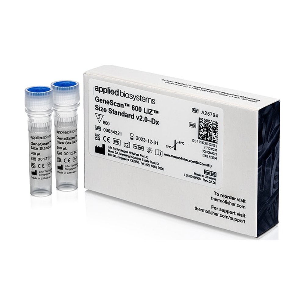Applied Biosystems&trade;&nbsp;GeneScan&trade; 600 LIZ&trade; Size Standard v2.0 Dx