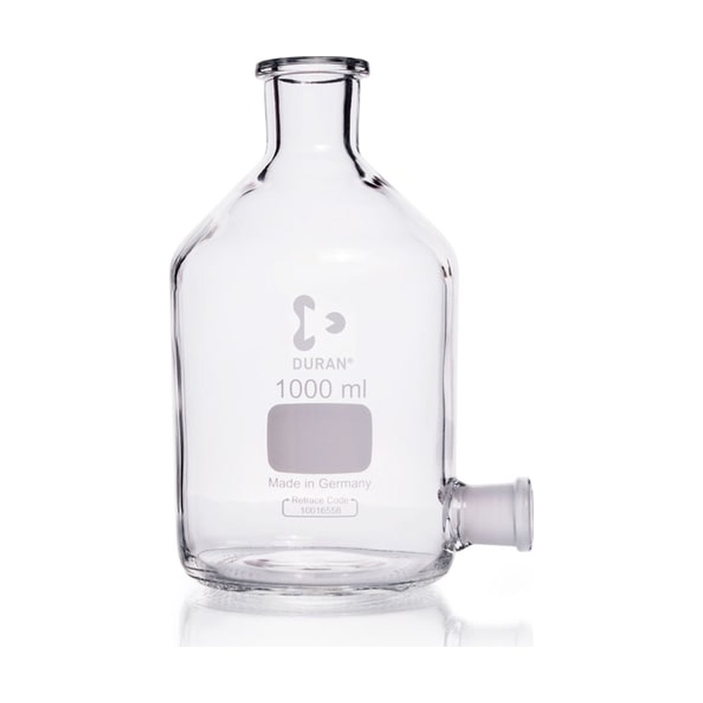 DWK Life Sciences&nbsp;DURAN&trade; Flacon à tubulure, tubulure de fond avec RIN, col non rodé, sans bouchon