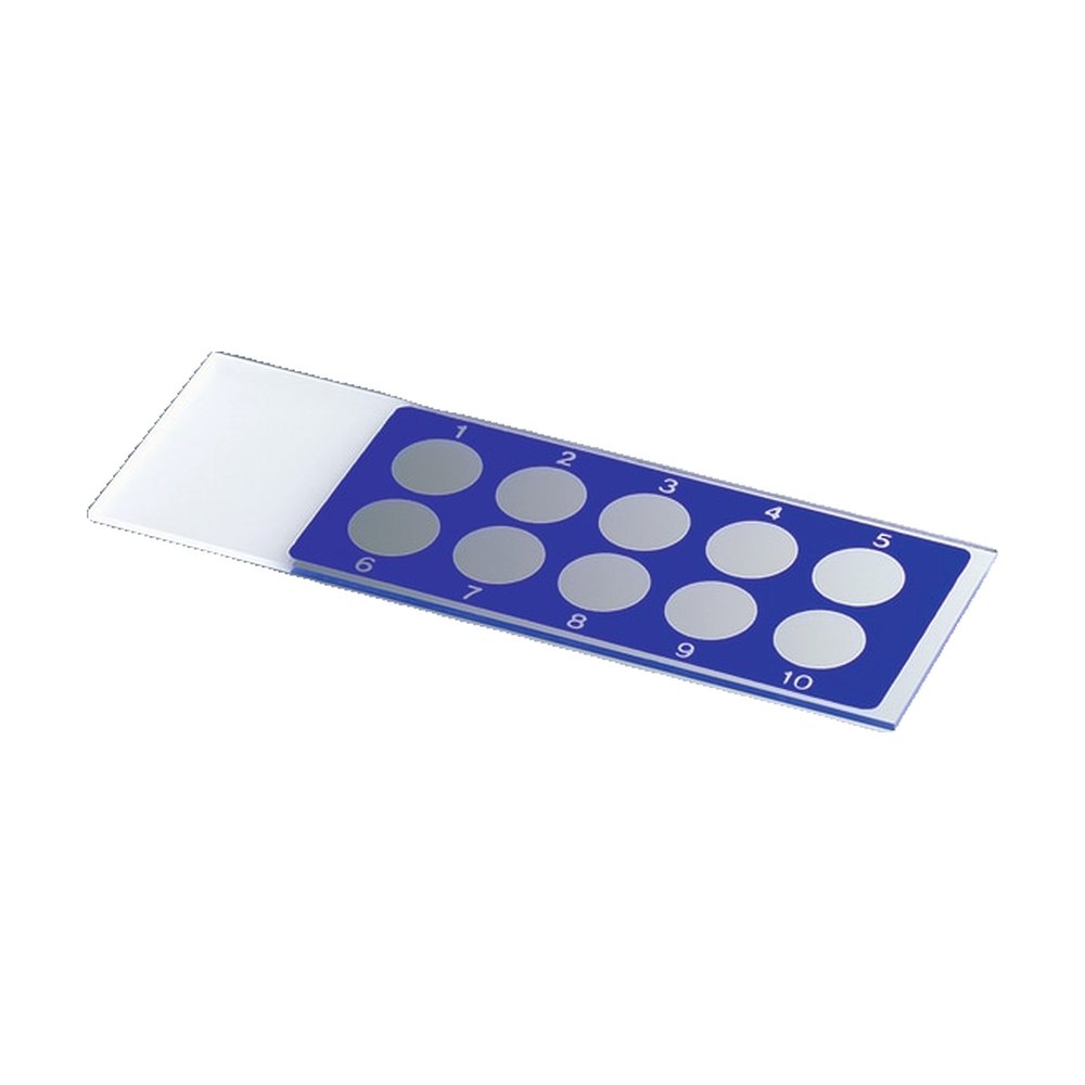 Marienfeld Superior&trade;&nbsp;Lames porte-objets de diagnostic avec puits à réaction