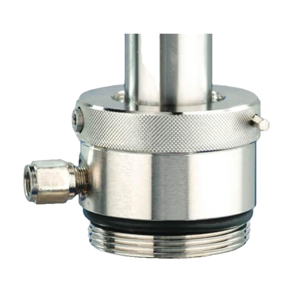 Buerkle™ Connecteur de fût étanche aux gaz en laiton nickelé pour pompe vide-fût
