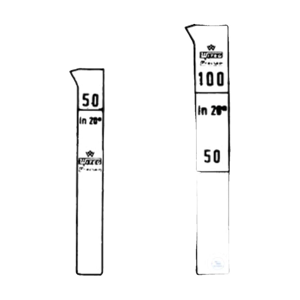 Witeg™ Comparaison des couleurs des cylindres selon Nessler