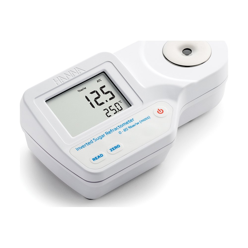 Réfractomètre numérique portatif étanche, sucre inverti, 0,0 à 85,0 % (en poids) – HI96804 – Hanna Instruments