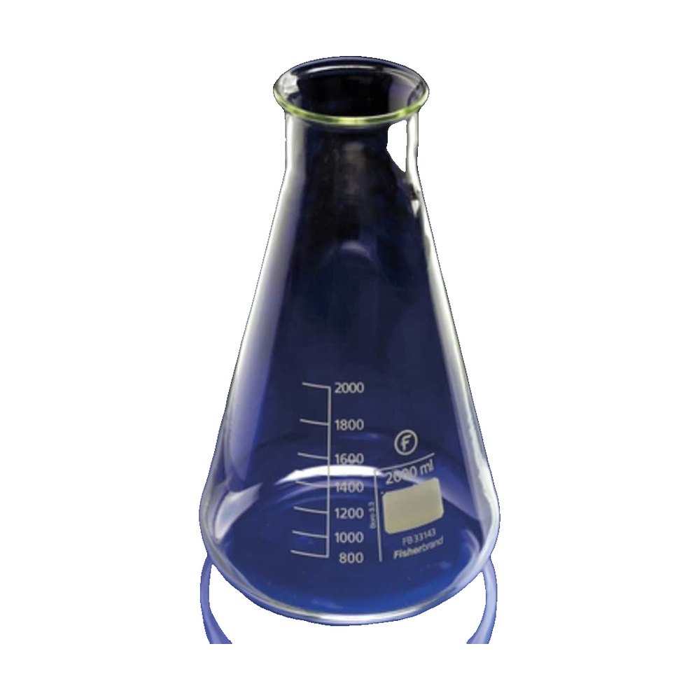 Fisherbrand&trade;&nbsp;Flacons Erlenmeyer coniques à col large en verre borosilicaté