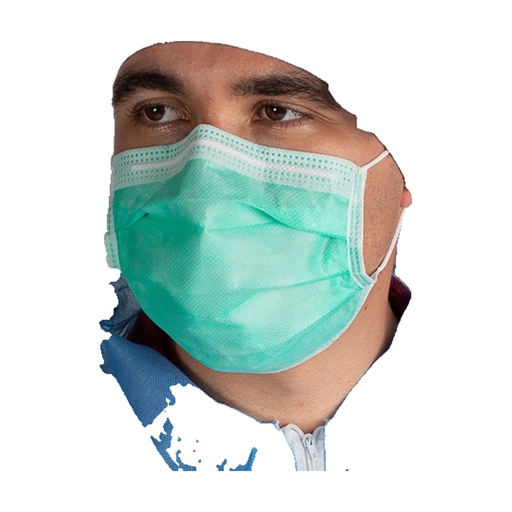 Keystone Cleanroom Products&nbsp;Masques faciaux pour salle blanche, irradiés gamma