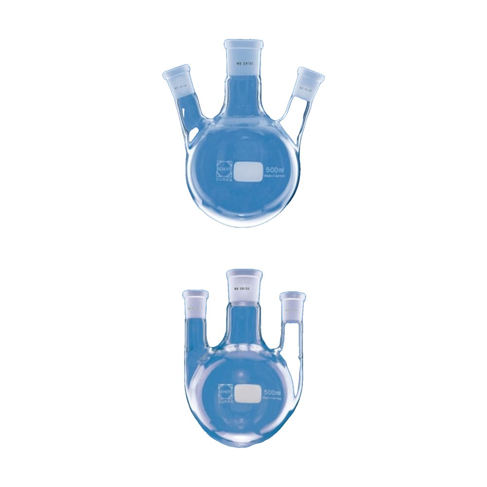 Lenz Laborglasinstrumente&trade;&nbsp;Flacons à trois cols à fond rond