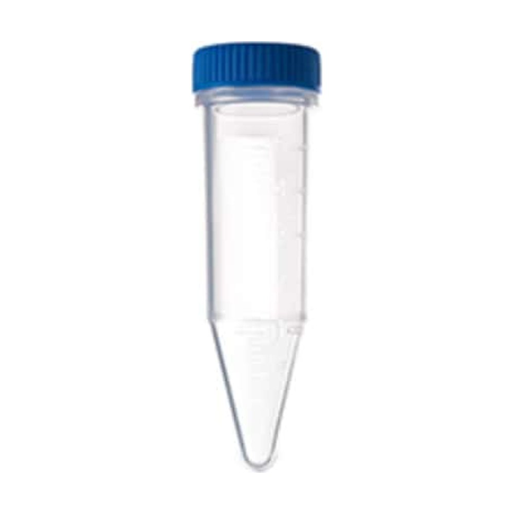Greiner Bio-One&nbsp;Tube réactionnel en polypropylène, conique, bouchon bleu séparé, non stérile