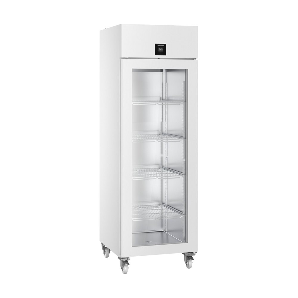 Liebherr™ Perfection High-Volume Upright Lab Fridge With Stainless Steel Interior and Glass Door