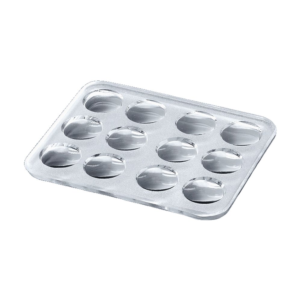 Marienfeld Superior™ Plaques de coloration en verre pressé avec cavités