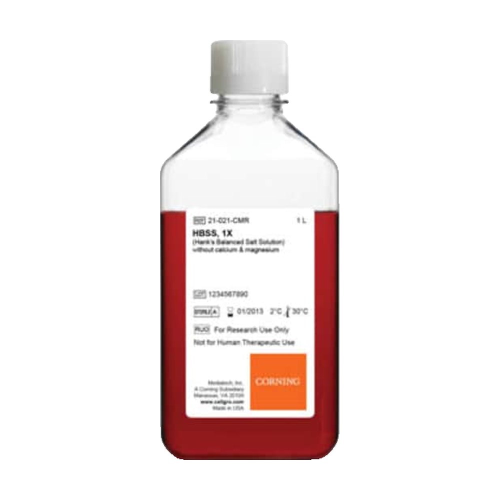 Corning&trade;&nbsp;Solution de HBS Media Tech&trade; sans Ca, Mg