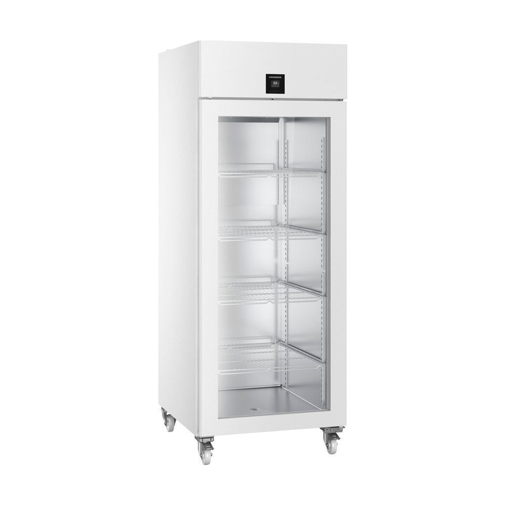 Liebherr™ Perfection High-Volume Upright Lab Fridge With Stainless Steel Interior and Glass Door