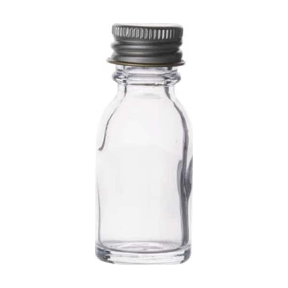 Fisherbrand&trade;&nbsp;Flacons en verre moulé et transparent, avec bouchons à vis fixés