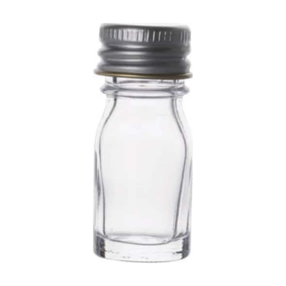Fisherbrand&trade;&nbsp;Flacons en verre moulé et transparent, avec bouchons à vis fixés
