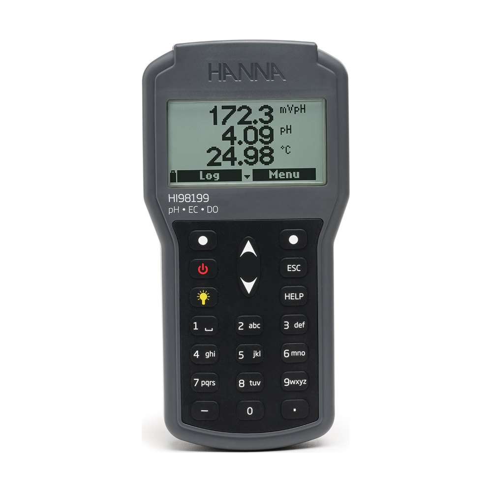 Multiparamètre portatif pH/EC/OD livré sans sonde – HI98199-03 – Hanna Instruments