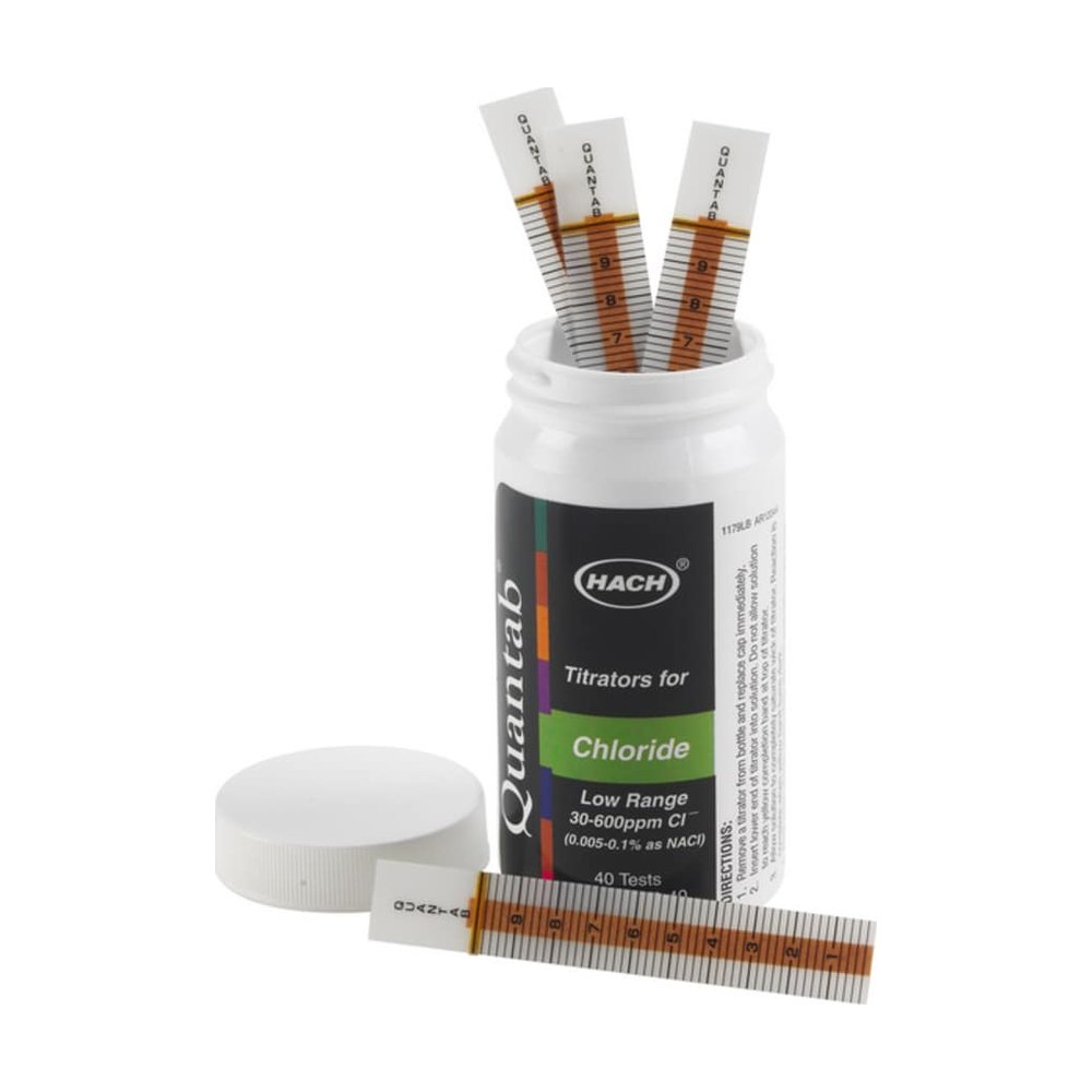 Hach Pacific Pty Ltd Chloride QuanTab™Test Strips, 30-600 mg/L
