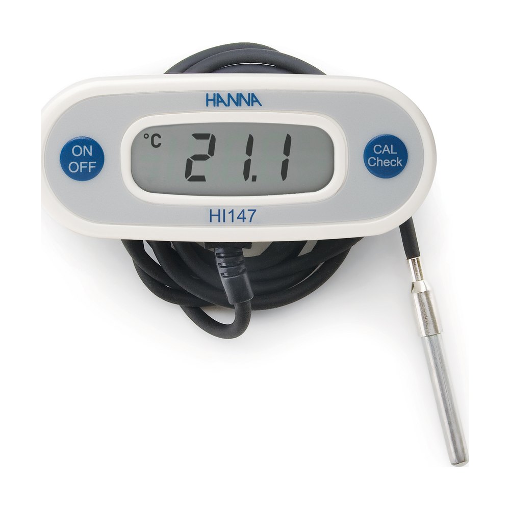 Thermomètre Checkfridge spécial frigidaire, fixation magnétique, -50,0 à 80,0 °C – HI147-00 – Hanna Instruments