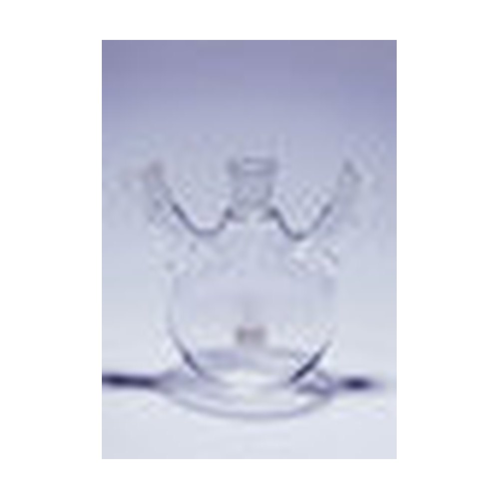 Ballon en verre à fond rond à trois cols Quickfit&trade;