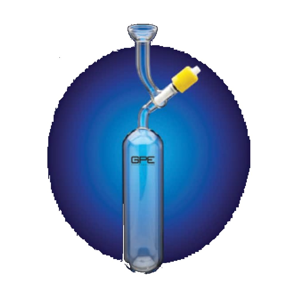 GPE Scientific™ Flacon à vide J Young / Schlenk avec robinet à joint torique et cuvette à joint torique à rotule