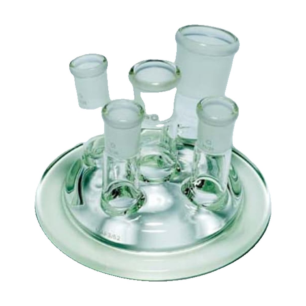 Couvercle à bride en verre borosilicaté Quickfit&trade;