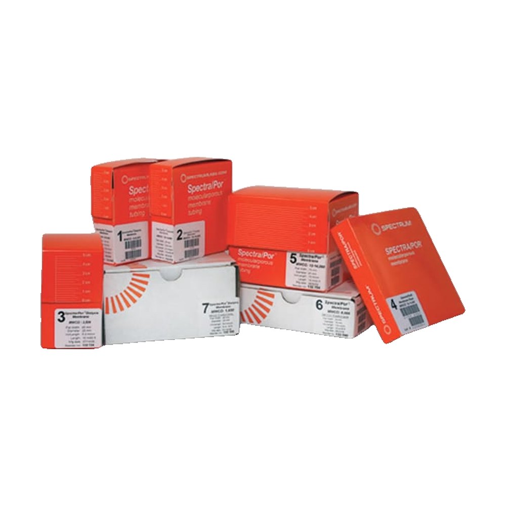 Spectrum&trade;&nbsp;Kits de dialyse pré-traitée de laboratoire en RC standard Spectra/Por&trade; 7 Seuil de rétention des molécules 10 000 Da