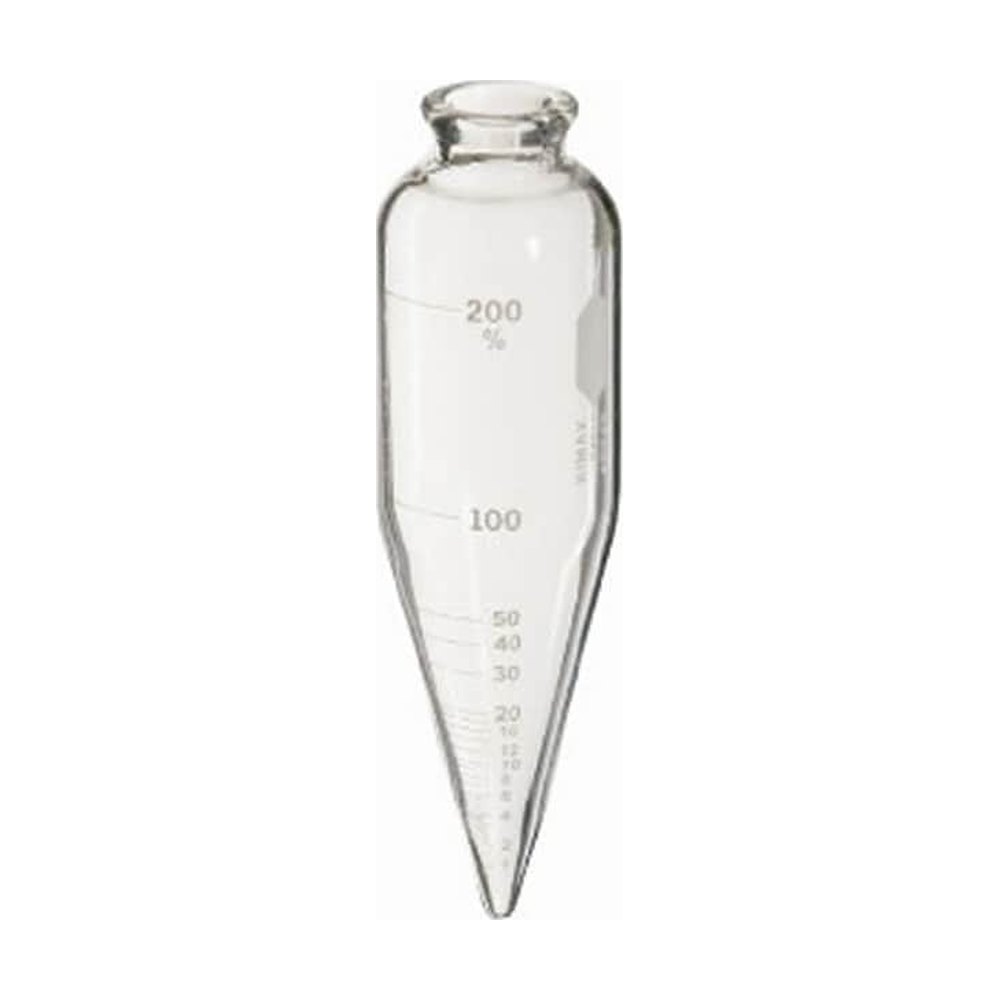 DWK Life Sciences&nbsp;Tubes à centrifuger en verre à fond conique Kimble&trade; KIMAX&trade;, capacité de 200 ml