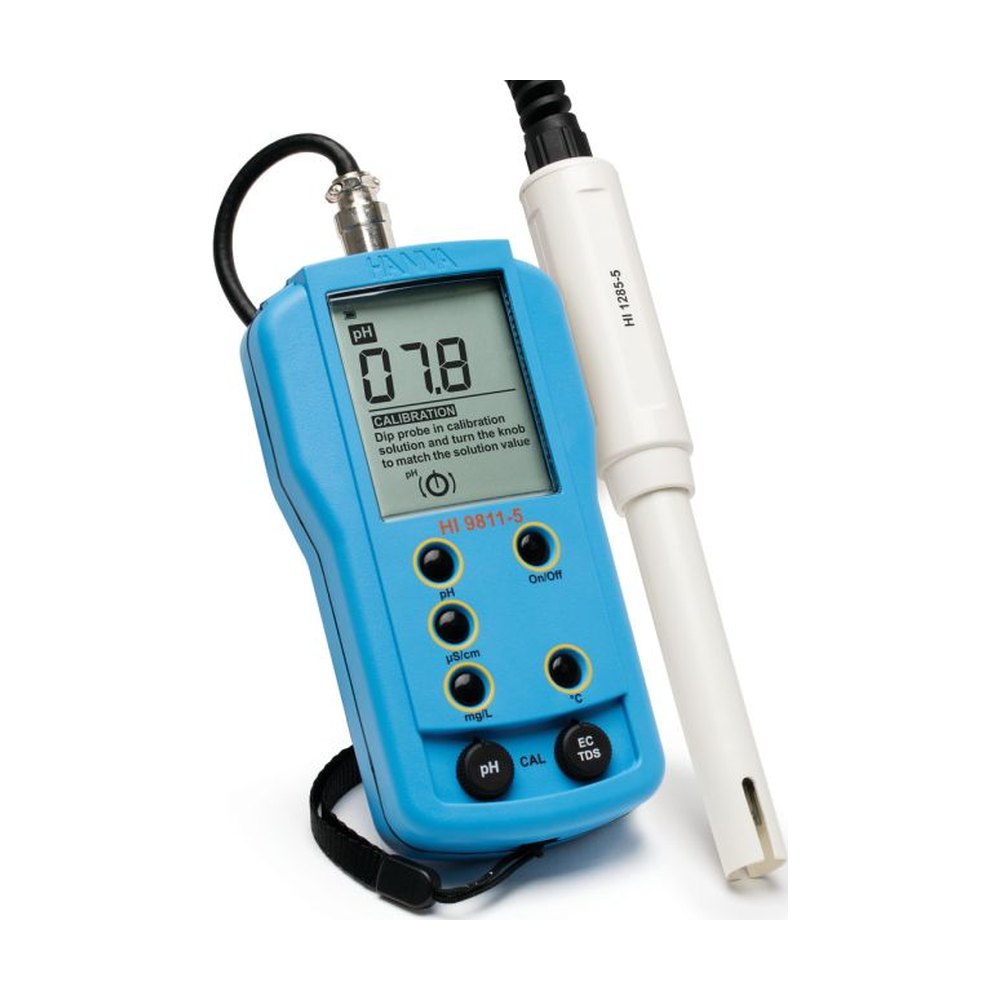 Multiparamètre portatif Hanna HI9811-5 – pH/EC/TDS/°C