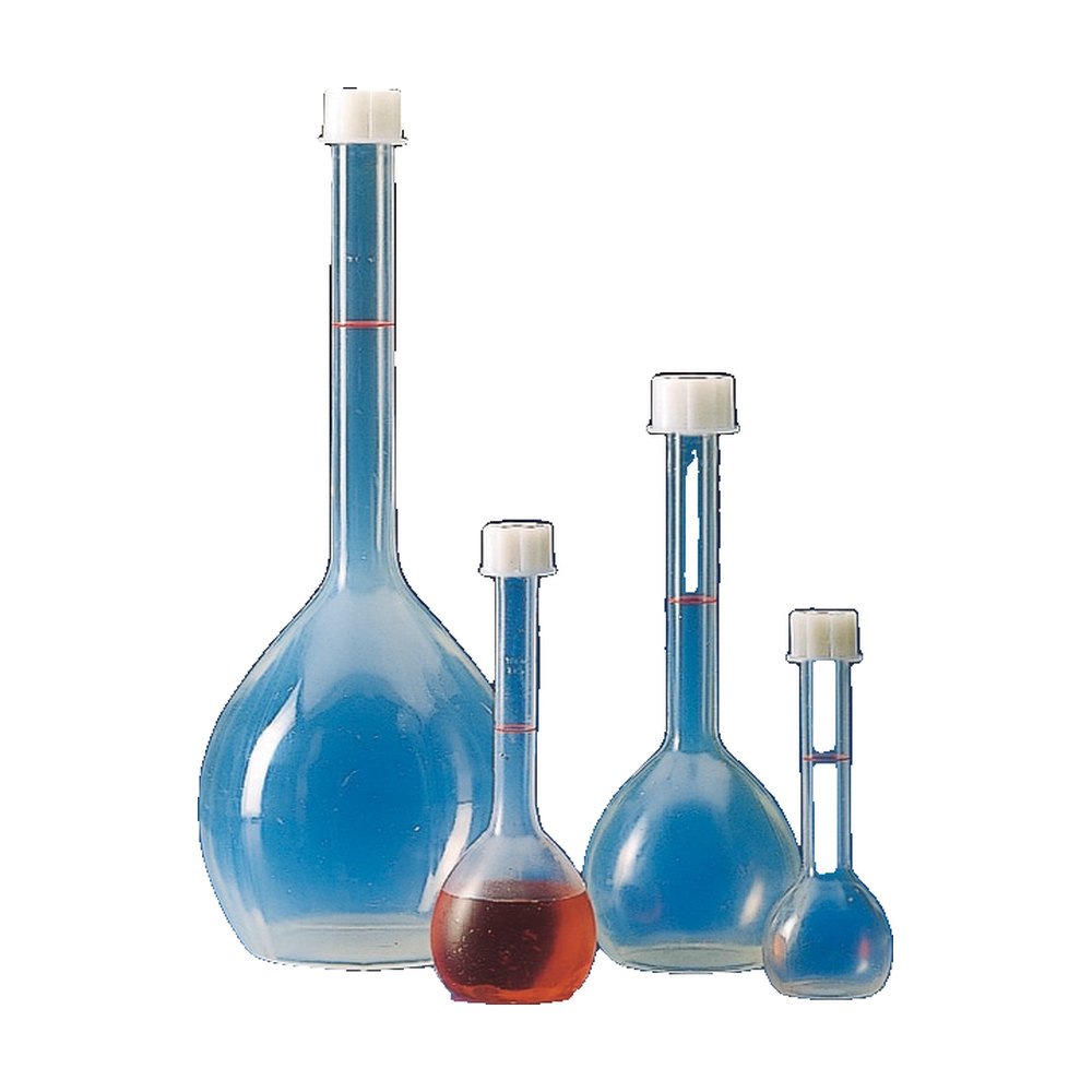 Kartell&trade;&nbsp;Fioles jaugées PMP transparentes (TPX&trade;) avec bouchon à vis