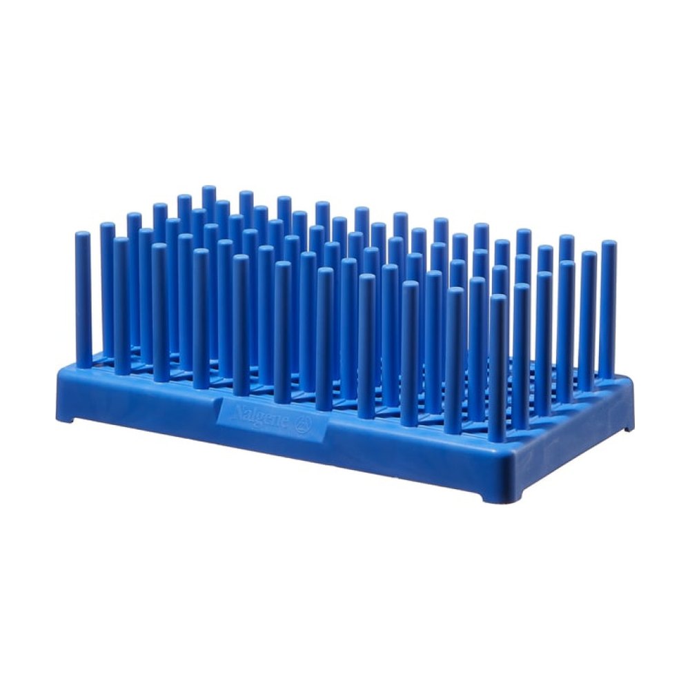 Portoirs à piques pour tubes à essai Nalgene™ ; Polypropylène chargé Bleu