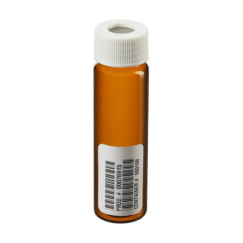 Thermo Scientific™ Flacons en verre ambré pour analyse des composés organiques volatils (VOA, Volatile Organic Analysis) avec septa de 0,125 po I-Chem™