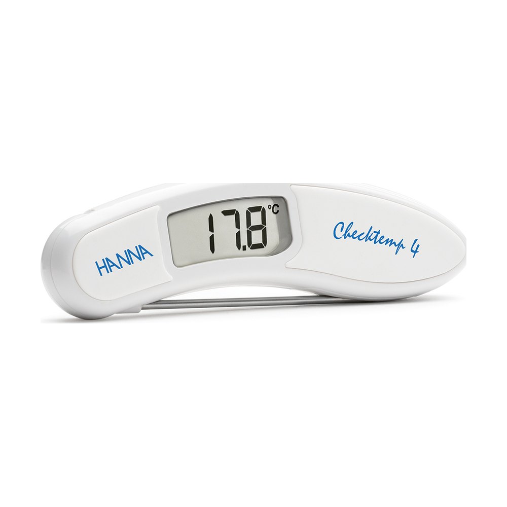 Thermomètre Checktemp 4 à sonde rabattable, conforme EN13485 – HI151-000 – Hanna Instruments