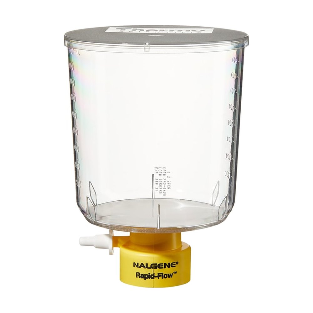 Thermo Scientific&trade;&nbsp;Filtres pour bouchons de flacons jetables stériles Nalgene&trade; Rapid-Flow&trade; avec membrane en PES