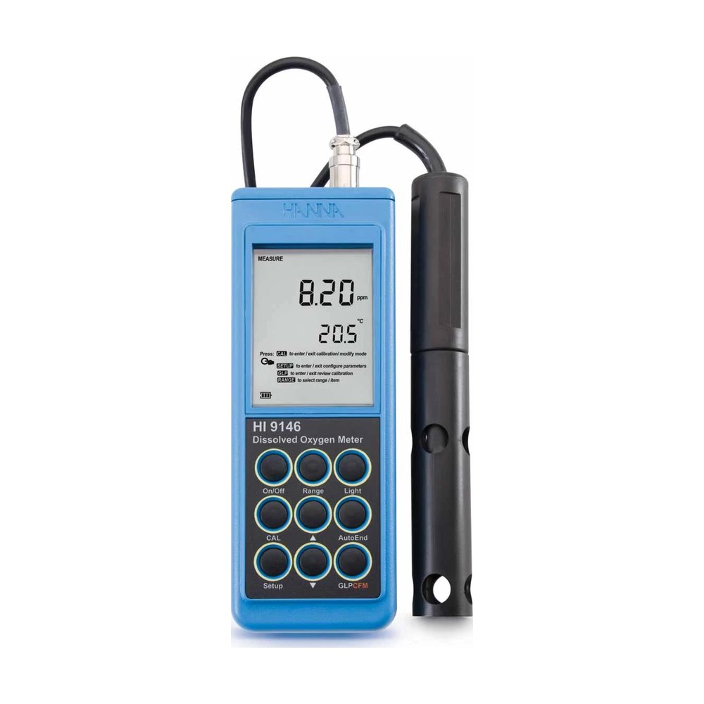 Oxymètre portatif Hanna HI9146-04 – sonde polarographique, câble 4 m