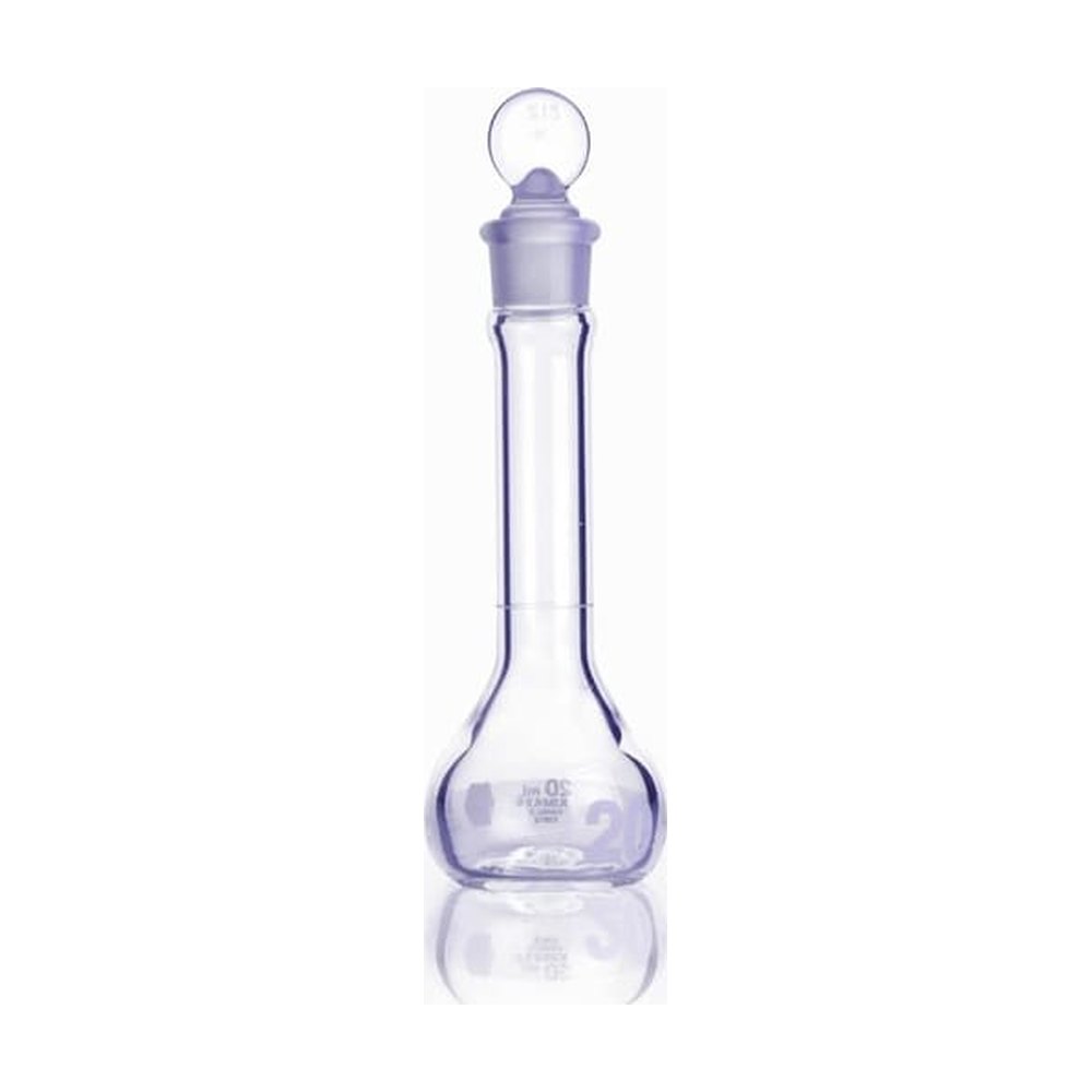 DWK Life Sciences&nbsp;Fioles jaugées de classe A en verre transparent résistant KIMAX&trade; avec bouchons en verre