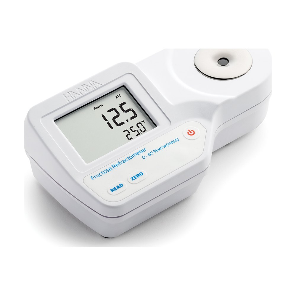 Réfractomètre numérique portatif étanche, fructose, 0,0 à 85,0 % (en poids) – HI96802 – Hanna Instruments