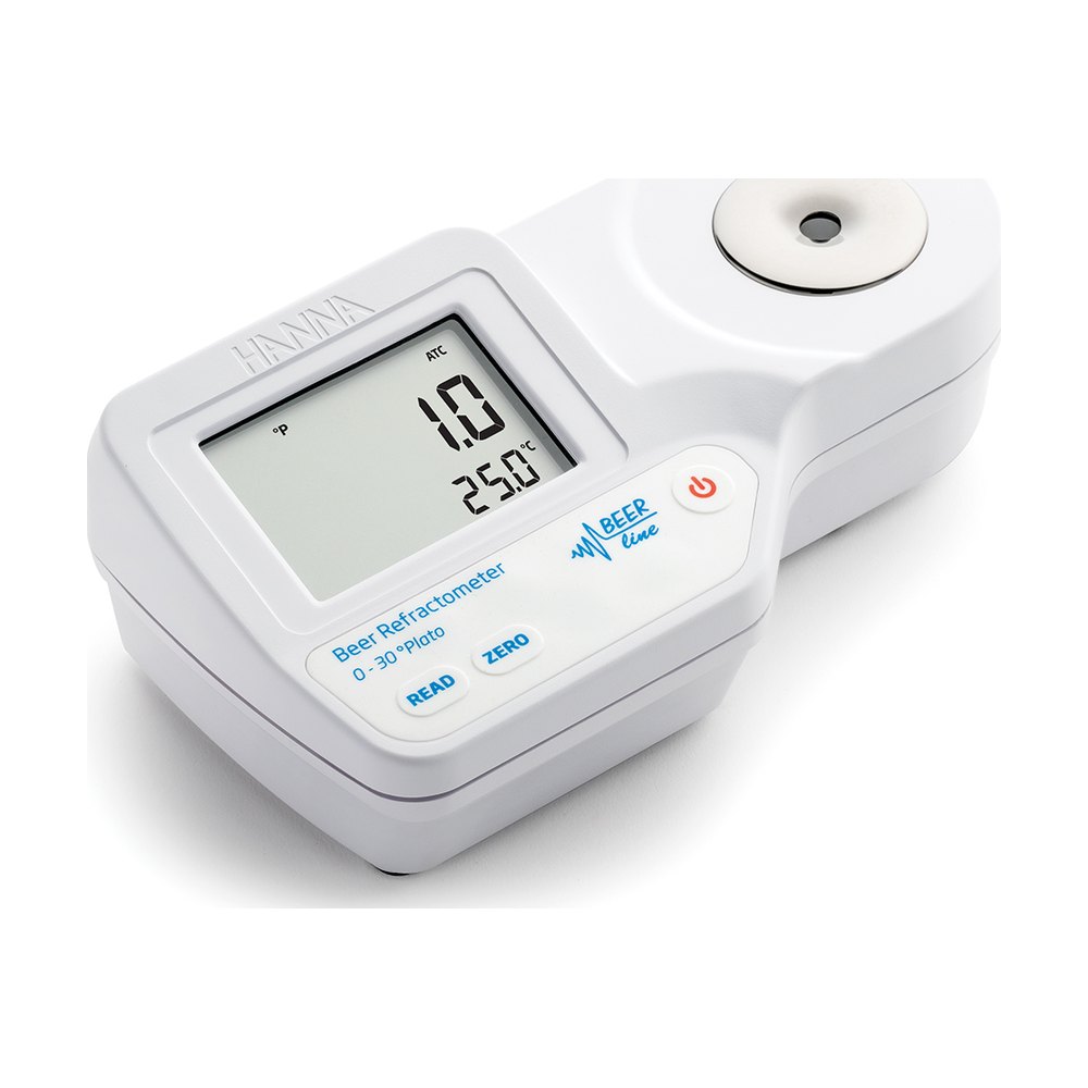 Réfractomètre numérique portatif étanche, pour le brasseur en unité Plato – HI96841 – Hanna Instruments
