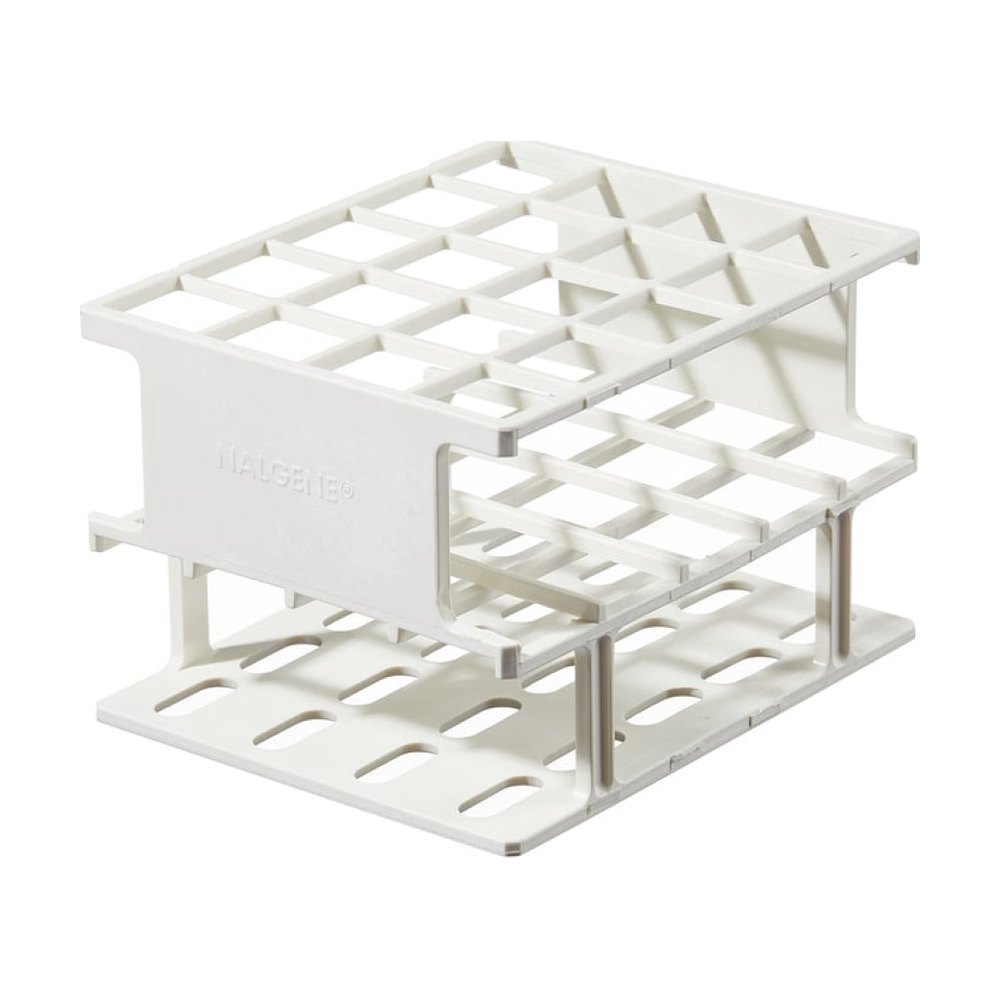 Demi-racks Nalgene™ Unwire™ : Technologie de fabrication Resmer™ Blanc